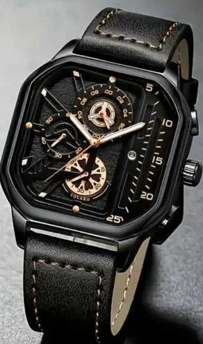 Стильні чоловічі повсякденні Годинники з Календарем. Київ - фото 3