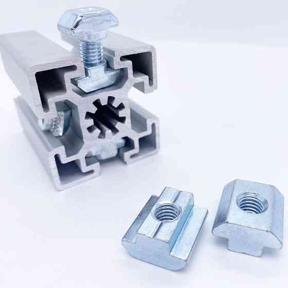 Гайка Т-образна М6, 10 шт для алюмінієвого профілю 30 серії Київ