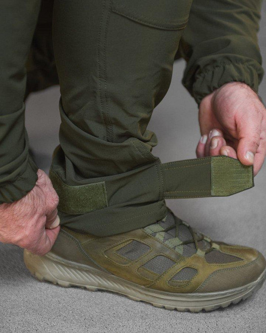 Стрейчеві тактичні штани Cambodia олива ОО2626 Одеса - фото 7