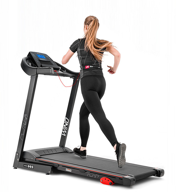 Бігова доріжка Hop-Sport HS-1000LB Wind червоний Київ - фото 3