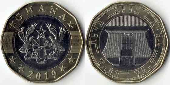 Ghana Гана 2 Cedi 2019 UNC Полтава