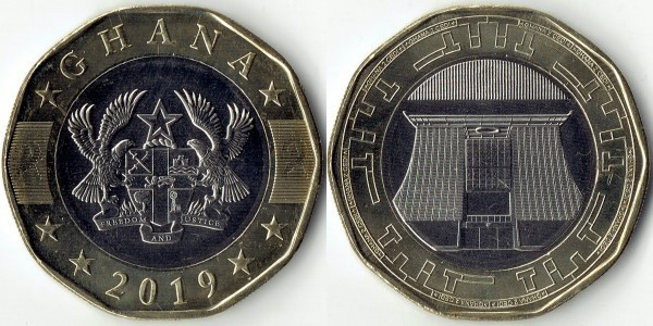 Ghana Гана 2 Cedi 2019 UNC Полтава - фото 1