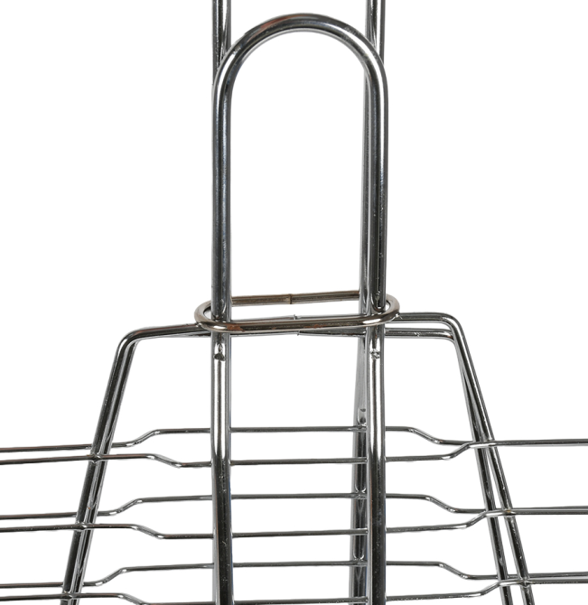 Решетка-гриль для рыбы/сулугуни в лаваше/колбасок/сосисок 65*40*36см MH-0089 Днепр - изображение 4