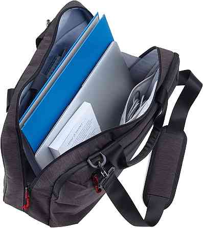 Сумка-органайзер для ноутбука Troika Business Brief Case XXL15.4 дюйма 14 л Чорний Київ