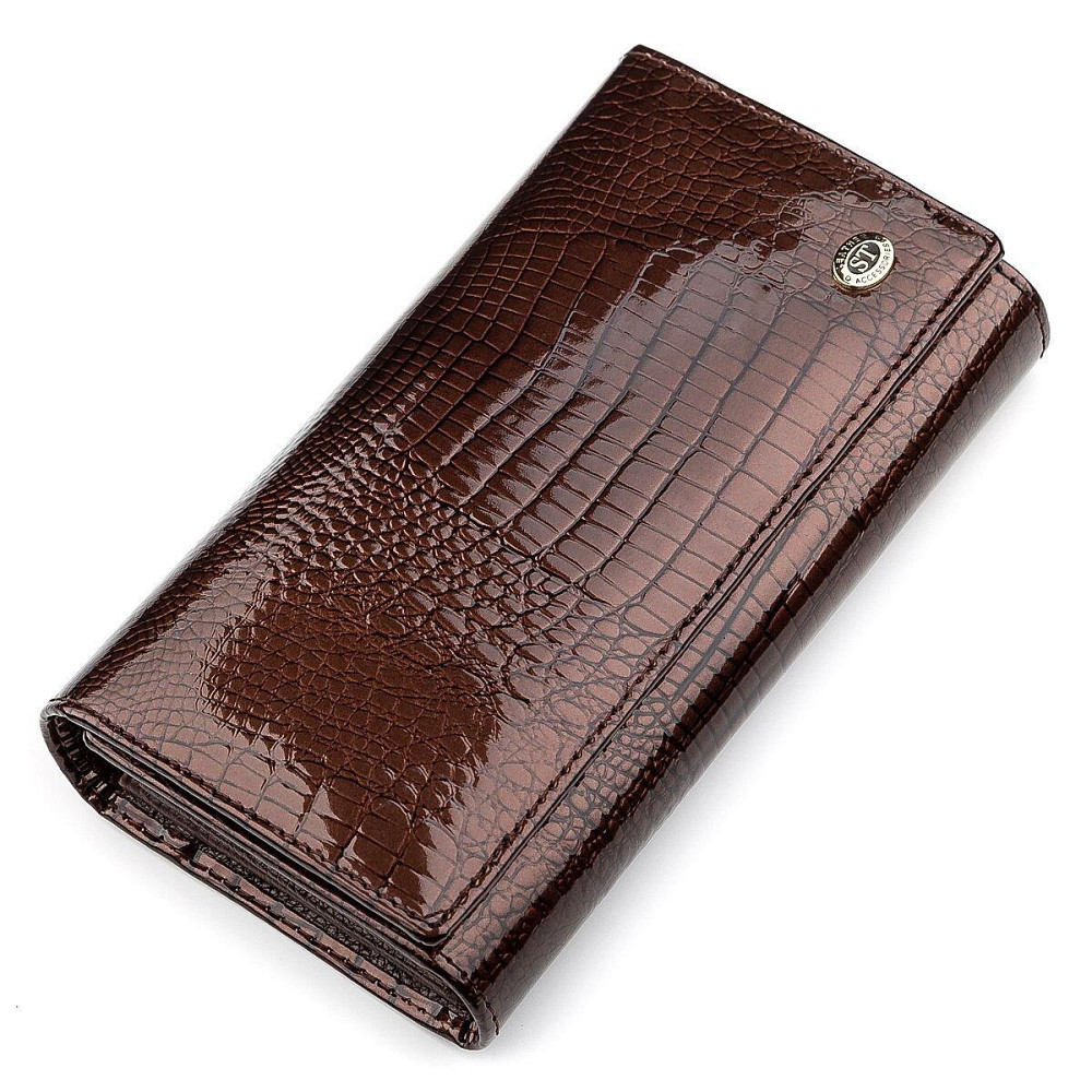 Кошелек женский ST Leather 18427 (S8001A) вместительный Коричневый Киев - изображение 1