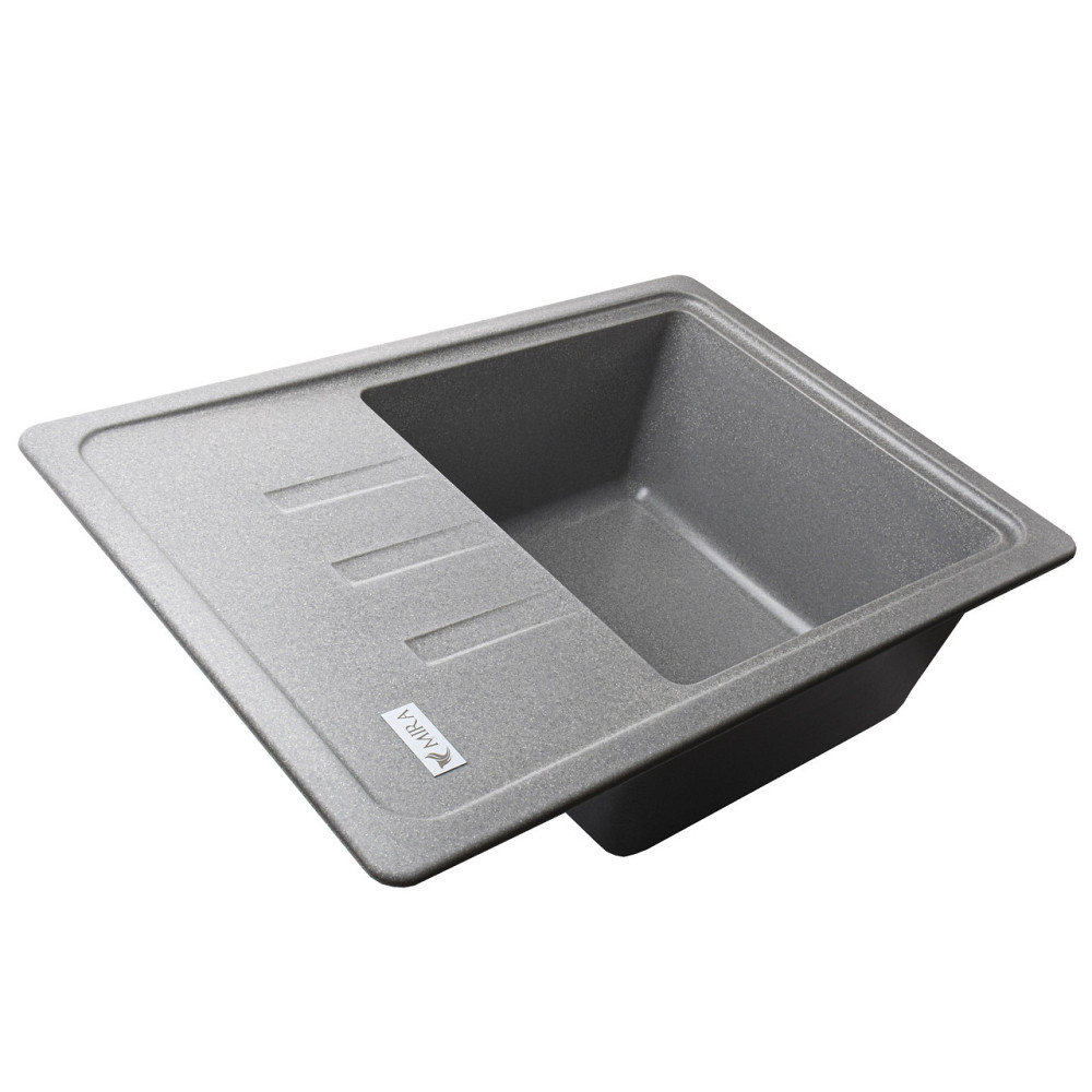 Гранитная мойка Mira MONTI серый 620 х 435 мм (000028977) Киев - изображение 3