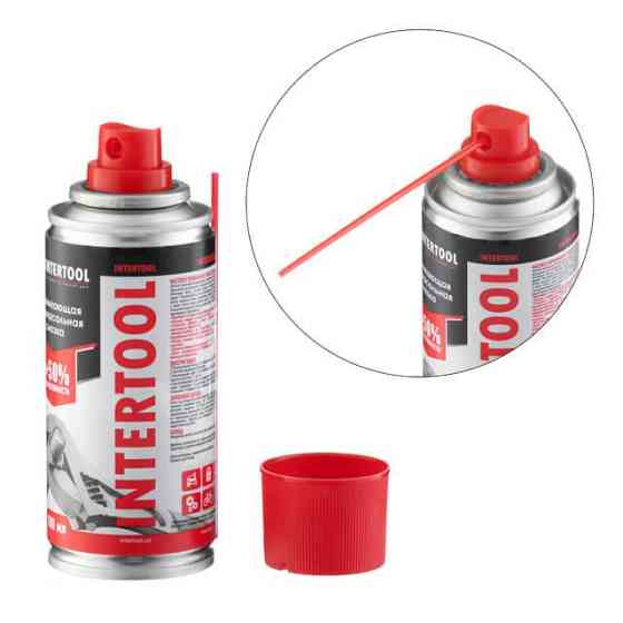 Мастило проникаюче, універсальне, аерозоль, 100 мл INTERTOOL FS-4010 Київ