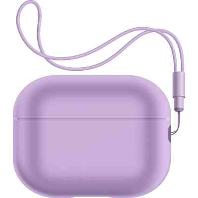 Чохол для навушників Armorstandart Silicone Case with straps для Apple Airpods Pro 2 Pink Purple (ARM68613) Вінниця