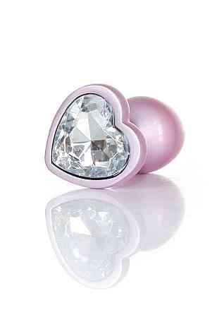 Анальна пробка - Jewellery Pearl Pink Heart Plug Clear S Sex Aura Київ