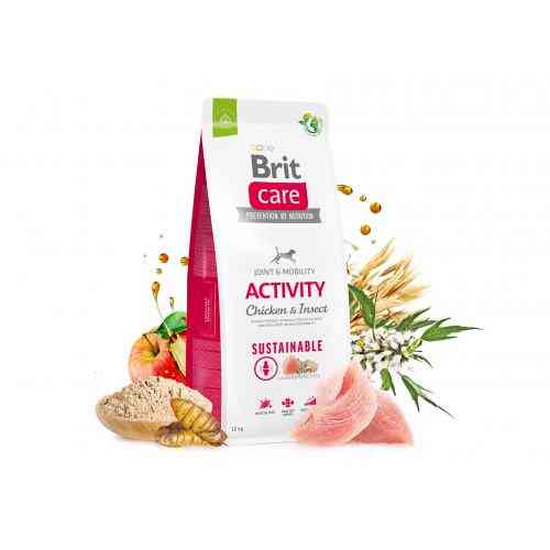 Корм сухой Brit Care Dog Sustainable Activity для взрослых собак с повышенной активностью с курицей и насекомыми 3 кг Киев