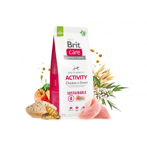Корм сухой Brit Care Dog Sustainable Activity для взрослых собак с повышенной активностью с курицей и насекомыми 3 кг Киев - изображение 6