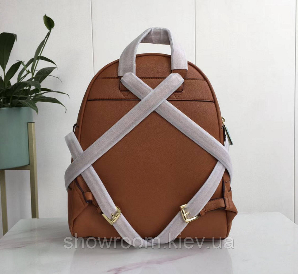 Женский рюкзак Michael Kors Rhea Zip G Brown Lux Киев - изображение 6