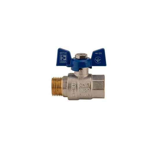 Кран кульовий Koer 1/2" ГШМ (KR.218.B) синій (KR2722) Київ