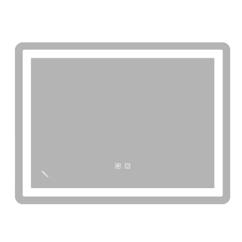 Зеркало Zerix Sansa MR01-80x60-REVERSE с LED Touch, Anti-fog, диммером, регулятором яркости (ZX6049) Киев - изображение 1