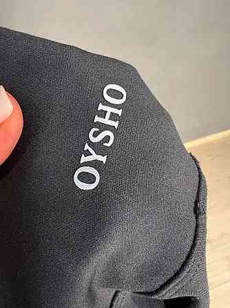 Лосини жіночі Oysho 124 широкий пояс висока талія дайвінг nanofit чорні, чорний, 4XL Одеса