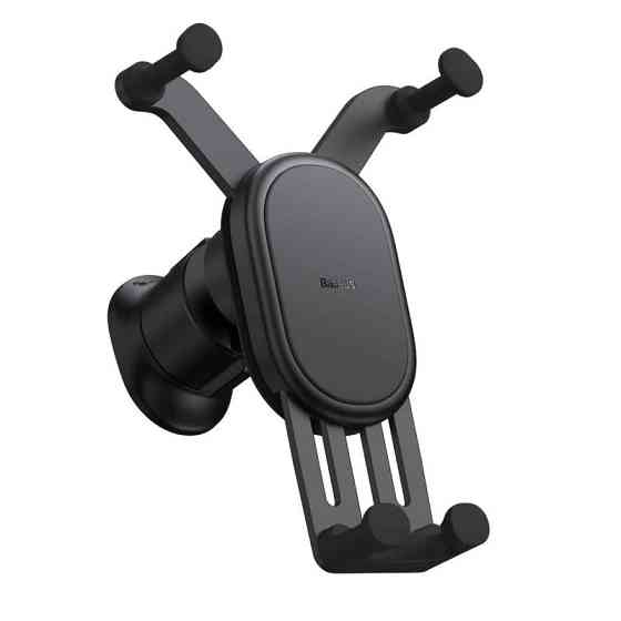 Автотримач для телефона з БЗП Baseus Stable Gravitational Wireless Charging Car Mount Pro 15W (Air Outlet Version) Black Київ