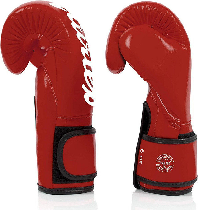 Боксерські рукавиці Fairtex BGV14 Red 16 унцій (бинти в комплекті) Кам'янське - фото 9