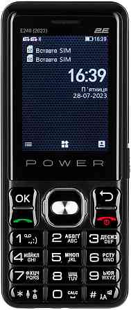 Мобільний телефон 2E E240 2023 Dual Sim Black (688130251068) Чорний Харків
