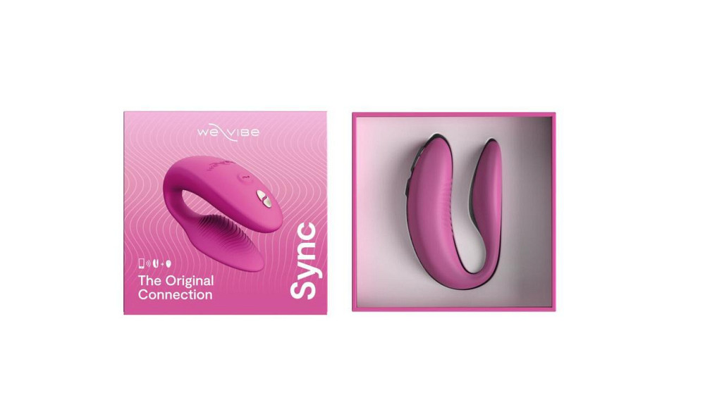 Смарт-вібратор для пар We-Vibe Sync 2 Rose, 10 віброрежимів, пульт ДК Sex Aura Київ - фото 7