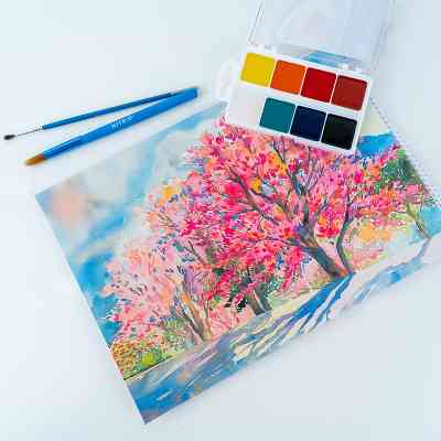 Акварельные краски Kite Classic, 8 цветов (K-065) Винница