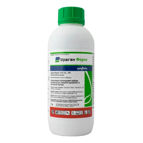 Гербіцид Ураган Форте 1000мл розчинний концентрат 500г/л SL Syngenta Житомир