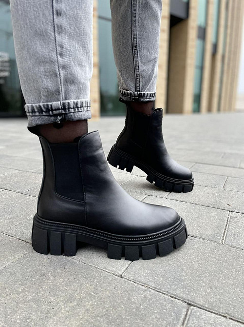 Черевики жіночі GREMMY 604/2 чорні (весна-осінь, шкіра натуральна) (4980) 36 Коломыя - изображение 1