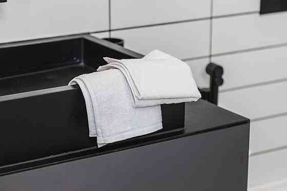 Ecotton Комплект рушників Ecotton 30х30 см махрові 6 шт. серветки для рук 380 г/м² білий White Коломыя