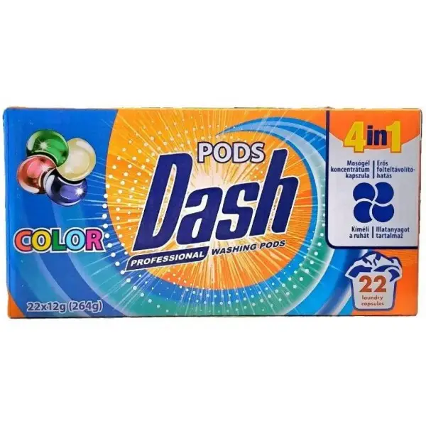Капсулы для стирки цветного белья Dash 4in1, 22 шт Львов - изображение 1