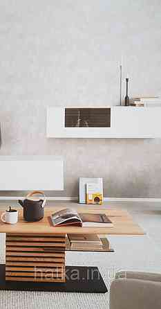 Шпалери вінілові на флізеліні Marburg Memoria 1.06х10 під штукатурку під старовину бежеві біле срібло Київ