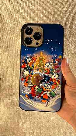 Премиум новогодний чехол со СКРУДЖЕМ на все модели телефонов Iphone, Xiaomi, MEIZU, HUAWEI и Samsung Черновцы