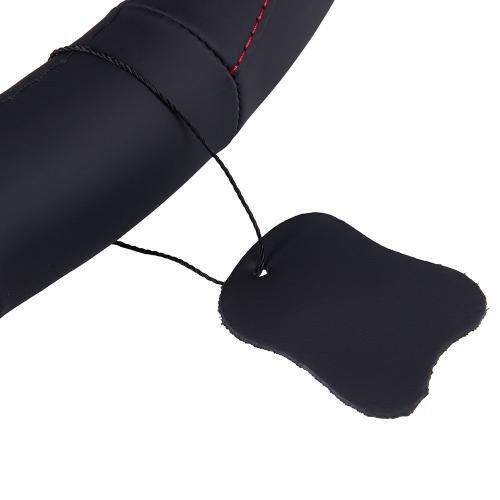 Чохол на кермо VLOD-L285 BK/RD L чорний-червоний, перфорована шкіра, БО Харків - фото 4