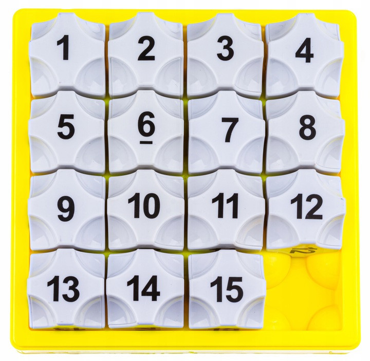 Настільна гра дитяча "Гра в 15" логічна, гра п'ятнашки на логіку та мислення і увагу для дітей Кам'янець-Подільський - фото 7