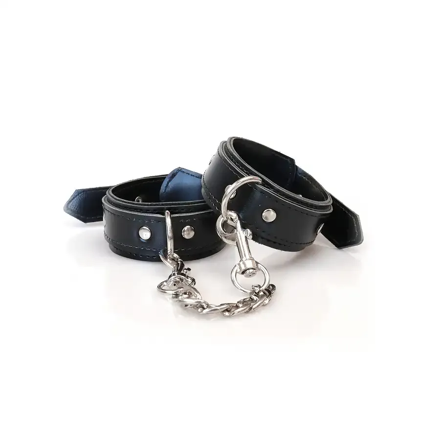 Наручники із екошкіри Art of Sex - Handcuffs Emoji, колір чорний Львів - фото 2