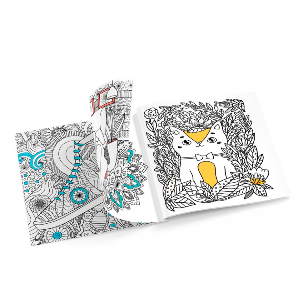 Розмальовка антистрес "Color & relax pastel" РМ-67-2, 24 сторінки Вінниця - фото 2