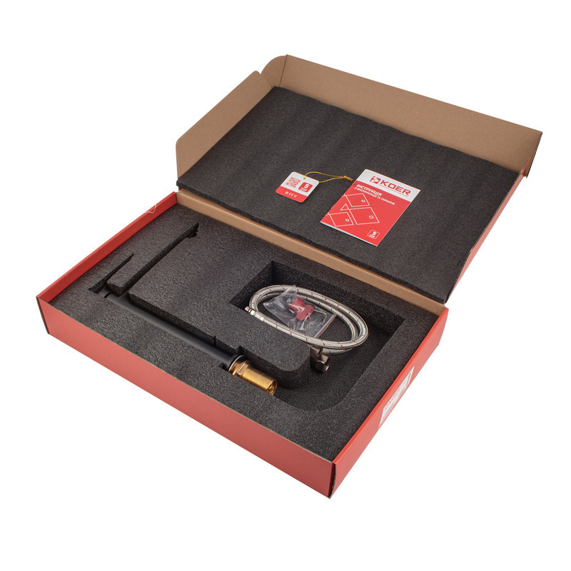 Высокий смеситель для умывальника Koer KB-11028-05 (KR5294) Харьков - изображение 8