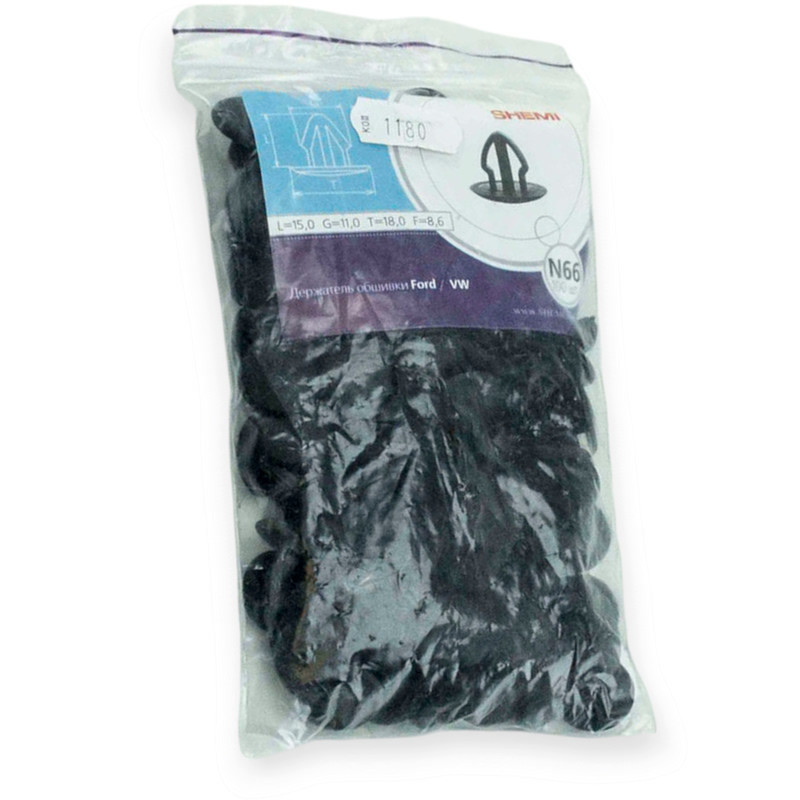 Кліпса вн.обш. Ford, VW (відп. 8.6, шл.18, дл.15) (100шт) №66 Мукачево - фото 1