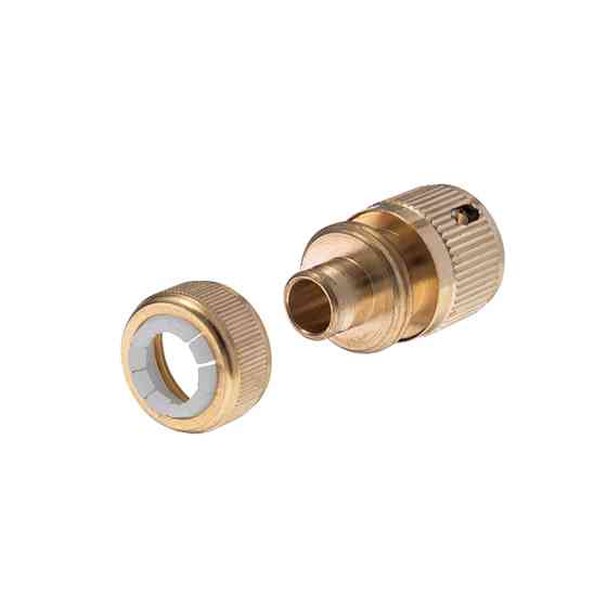 Конектор латунний 1/2" на шланг 1/2", STORM Львів