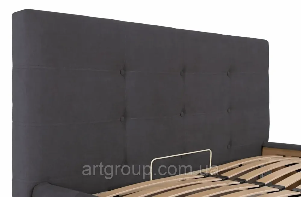 Ліжко Manchester Standart 140 х 190 см Місті Dark Grey Темно-сірий Дніпро - фото 14