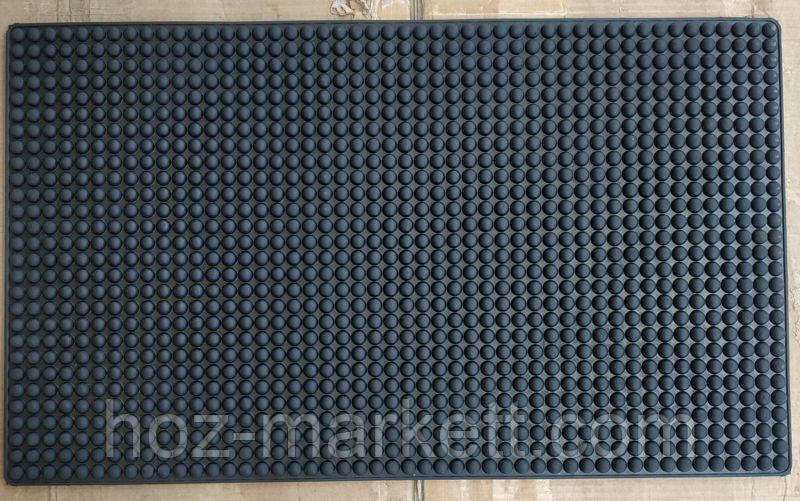 Коврик резиновый придверный  массажный 72 см х 43 см Харьков - изображение 1
