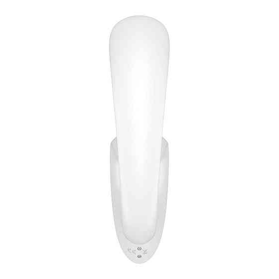 Вагінально-кліторальний вібратор Satisfyer G for Goddess 1 White, 2 мотори Sex Aura Київ