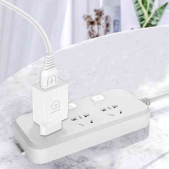 Сетевое зарядное устройство с кабелем WUW-T66 Single USB home charger kit Одесса
