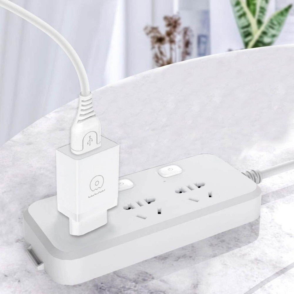 Сетевое зарядное устройство с кабелем WUW-T66 Single USB home charger kit Одесса - изображение 3