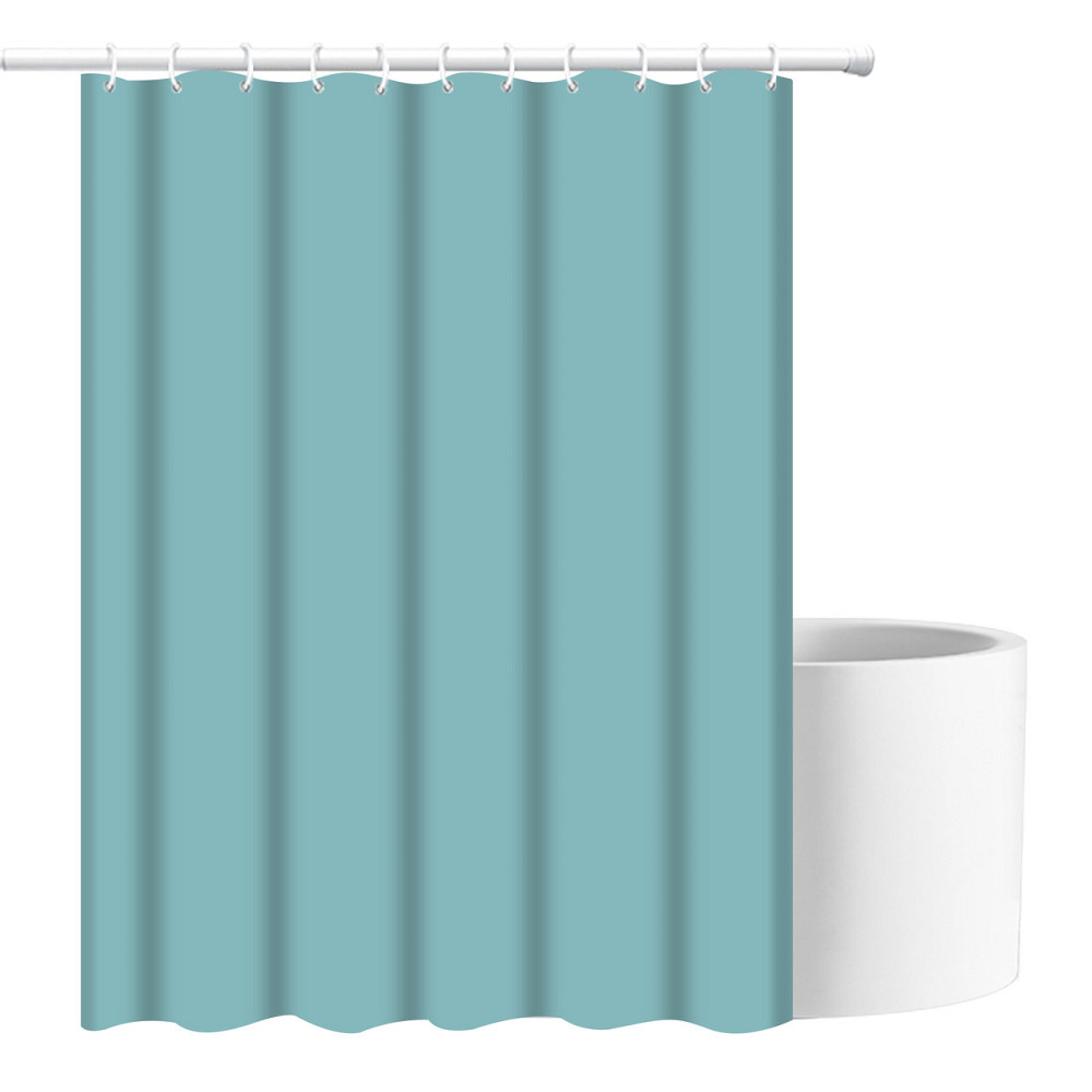 Шторка для ванны из полиэстера водонепроницаемая Bathlux 180x180 см с кольцами, занавеска для ванной комнаты Каменец-Подольский - изображение 2