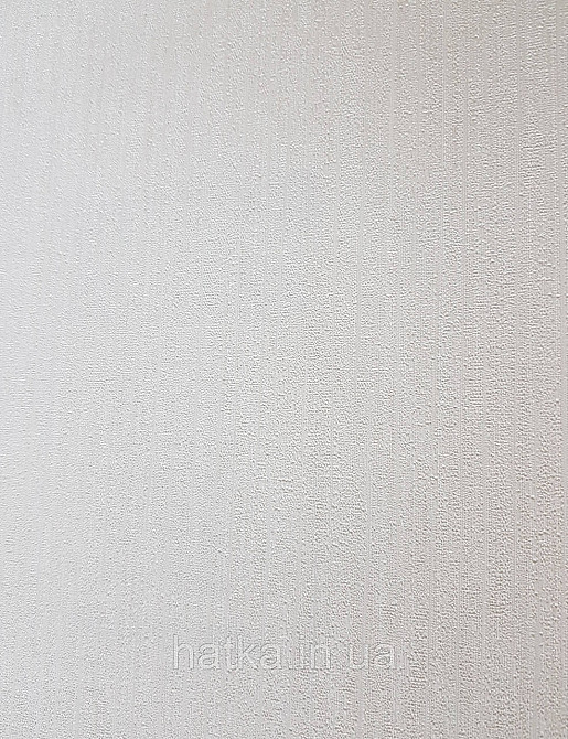 Обои виниловые на флизелине AS creation The Bos 0.53х10 однотонные структурные тонкие полоски бело молочные Киев - изображение 1