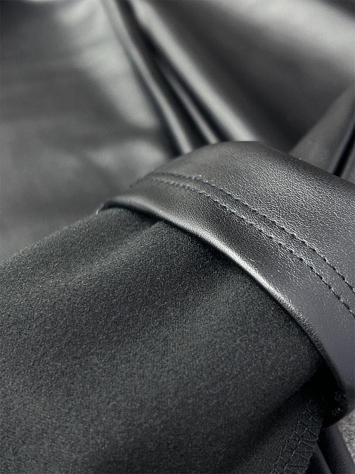 Штани жіночі теплі шкіряні на флісі "Kors" оптом | Батал Київ - фото 10