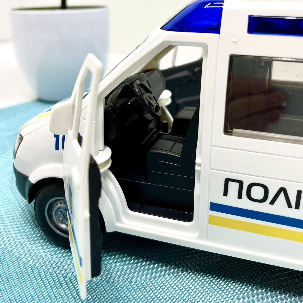 Машина Поліцейська АвтоЕксперт відкриваються двері звук пісні інерція Біла (69609) Чернигов - изображение 5
