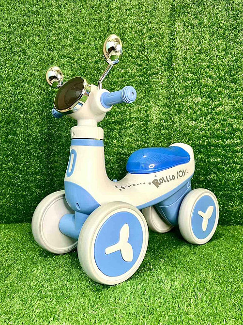 Біговел - толокар JOY музика укр озвучка підсвічування Блакитний (JL-60078) Чернигов - изображение 1