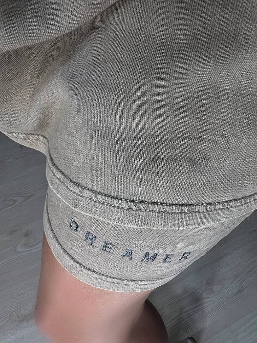 Костюм жіночий Pepper&mint 25-02 варений тай-дай футболка та шорти з вишивкою бежевий, бежевий, S Київ - фото 8