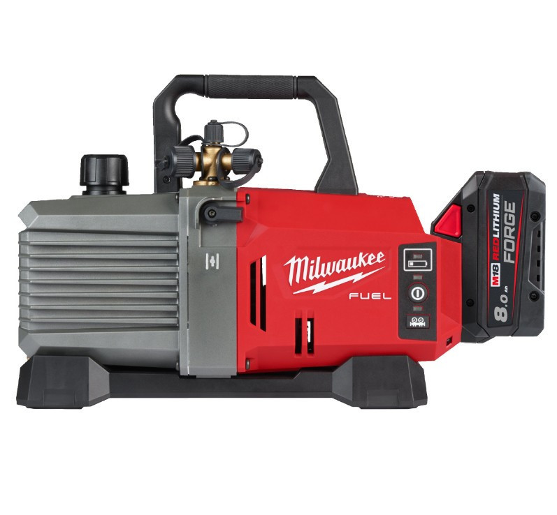 Насос вакуумный аккумуляторный MILWAUKEE, M18 FVP5-801 с адаптером (зарядное устройство M12-18 FC, 1 аккумулятор М18 FB8 8Ач) Одесса - изображение 1