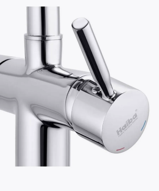 Змішувач для кухні (на мийку) Haiba HANS 021 з виходом для питної води латунь/хром (HB0816) Чернівці - фото 4